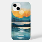 Coques Case-Mate iPhone Boho Sunset Mountains (Verso)