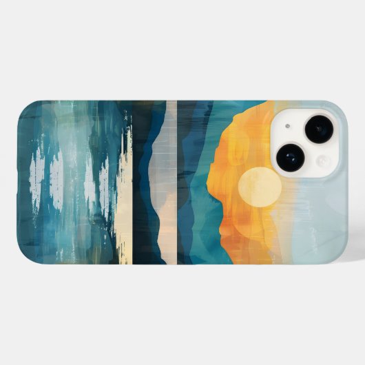 Coques Case-Mate iPhone Boho Sunset Mountains (Verso (horizontal))