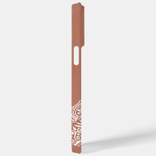 Coques Case-Mate iPhone Boho Terracotta Mandala Nom personnalisé (Verso / Droite)