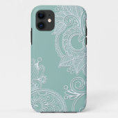 Coques Case-Mate iPhone Boho Turquoise Paisley (Dos)