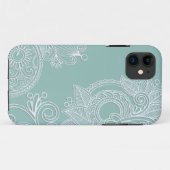 Coques Case-Mate iPhone Boho Turquoise Paisley (Dos (Horizontal))