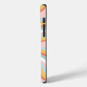 Coques Case-Mate iPhone Boho Wavy Sun Rays Retro Design (Verso / Gauche)