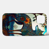 Coques Case-Mate iPhone Boho Wolf Surreal Wildlife Art Coque-Mate iPhone C (Verso (horizontal))