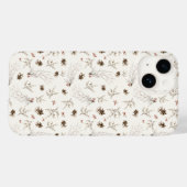 Coques Case-Mate iPhone Boho Woodland Winterberry Pattern (Verso (horizontal))
