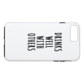 Coques Case-Mate iPhone Boire Bien Avec Les Autres (Dos (Horizontal))