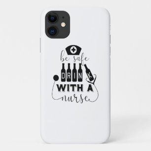 Case-Mate iPhone Case Boire en toute sécurité avec une infirmière
