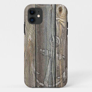 Etui iPhone Case-Mate Bois Ancien Rustique et Ancre