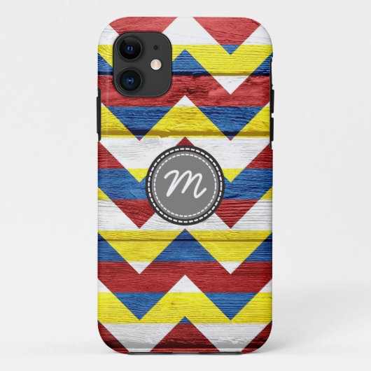 Coques Case-Mate iPhone Bois aztèque chevron zig zag motif #8 (Dos)