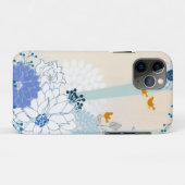 Coques Case-Mate iPhone Bois blanc Aquarelle d'oiseaux floraux (Dos (Horizontal))