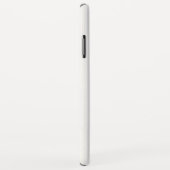 Coques Case-Mate iPhone Bois blanc rustique avec tournesol Monogramme (Dos/Droite)