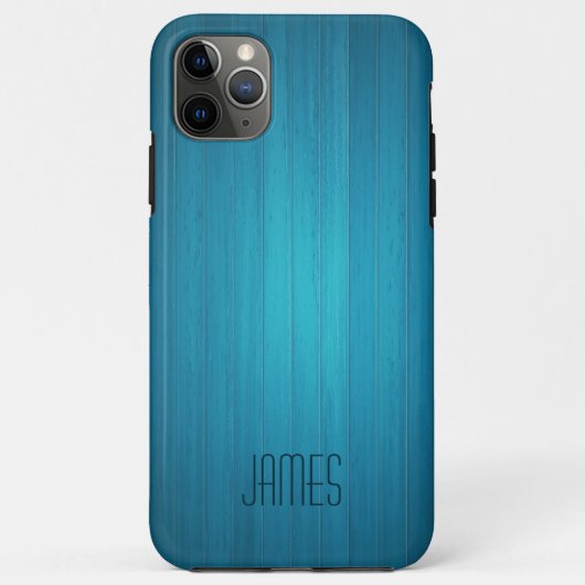 Coques Case-Mate iPhone Bois bleu Faux (Dos)