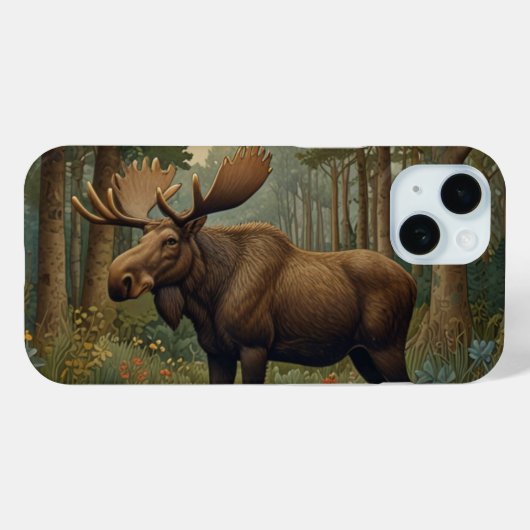 Coques Case-Mate iPhone Bois boisé d'orignal rustique (Verso (horizontal))