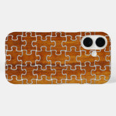 Coques Case-Mate iPhone Bois comme motif de puzzle (Verso (horizontal))