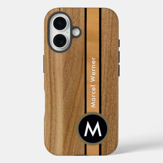 Coques Case-Mate iPhone Bois comme rustique look élégant brun (Verso)