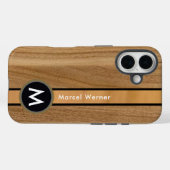 Coques Case-Mate iPhone Bois comme rustique look élégant brun (Verso (horizontal))
