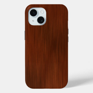 Coque Pour iPhone 15 Bois de grain séquoia