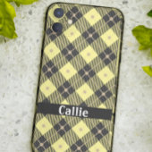 Coques Case-Mate iPhone Bois de Lumberjack noir et jaune