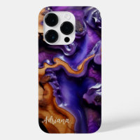 Bois de téléphone Résine, Bois de Burl Design