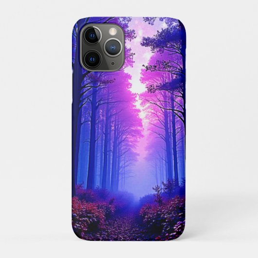 Coques Case-Mate iPhone Bois du Crépuscule Pourpre : Art Surréaliste (Dos)