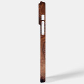 Coques Case-Mate iPhone Bois en mouvement Motif Rustique Naturel Élégant (Verso / Gauche)