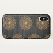 Coques Case-Mate iPhone Bois et motif orné (Dos (Horizontal))