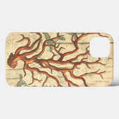 Coques Case-Mate iPhone Bois et petit corail (Verso (horizontal))