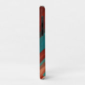 Coques Case-Mate iPhone Bois et turquoise (Dos/Gauche)
