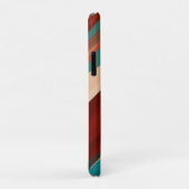 Coques Case-Mate iPhone Bois et turquoise (Dos/Droite)