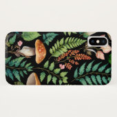 Coques Case-Mate iPhone Bois foncé Champignons Bois Motif Art (Dos (Horizontal))