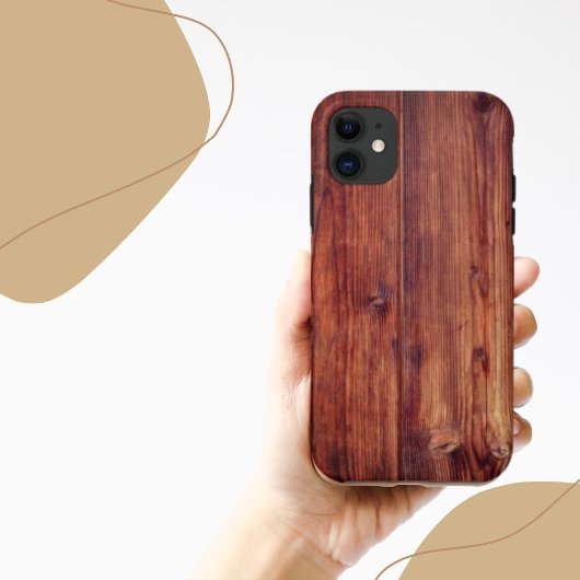 Coques Case-Mate iPhone Bois foncé comme la texture