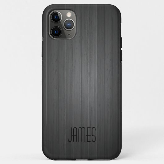 Coques Case-Mate iPhone Bois gris Faux (Dos)