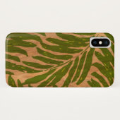 Coques Case-Mate iPhone Bois hawaïen de Faux de paume de Kahanu en vert (Dos (Horizontal))