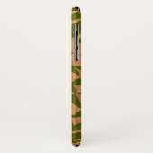 Coques Case-Mate iPhone Bois hawaïen de Faux de paume de Kahanu en vert (Dos/Gauche)