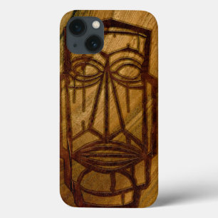 Coques Pour iPhone Bois hawaïen de Koa de Faux de Hapalua Tiki