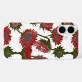 Coques Case-Mate iPhone Bois Imprimer Tournesol rouge (Verso (horizontal))