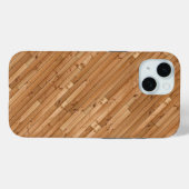 Coques Case-Mate iPhone Bois : lamelles de bois clair (Verso (horizontal))