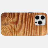 Coques Case-Mate iPhone Bois Nature Brown Bois Texture sculptée (Verso (horizontal))