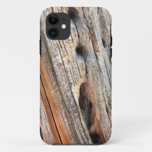 Coque iPhone 11 Bois patiné
