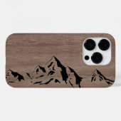 Coques Case-Mate iPhone Bois personnalisé élégant moderne - bois (Verso (horizontal))