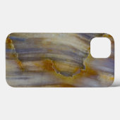 Coques Case-Mate iPhone Bois pétrifié ondulé (Verso (horizontal))