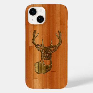 Coque Pour iPhone 14 Bois - Queue blanche Buck Deer