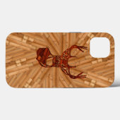 Coques Case-Mate iPhone Bois - Queue blanche Buck Deer (Verso (horizontal))