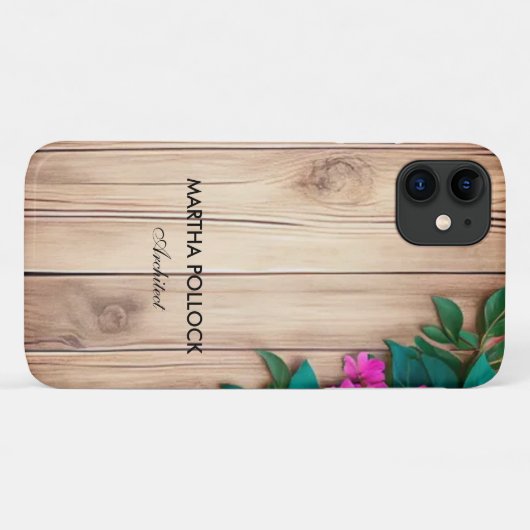 Coques Case-Mate iPhone Bois rose (Dos (Horizontal))