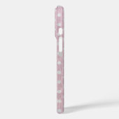 Coques Case-Mate iPhone Bois rose Polka (Verso / Gauche)