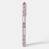 Coques Case-Mate iPhone Bois rose Polka (Verso / Droite)