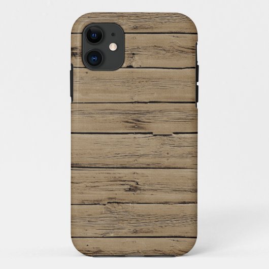 Coques Case-Mate iPhone Bois rustique (Dos)