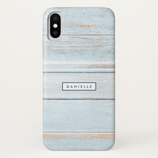 Coques Case-Mate iPhone Bois rustique côtier de la plage (Dos)