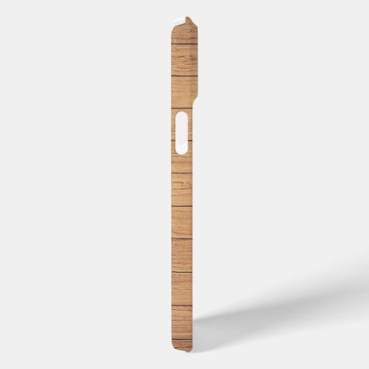 Coques Case-Mate iPhone Bois rustique monogramed (Verso / Droite)