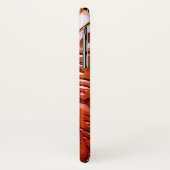 Coques Case-Mate iPhone Bois sculpté à grain de bois look élégant abstrait (Dos/Gauche)