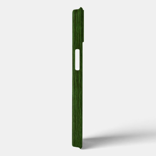 Coques Case-Mate iPhone Bois vert granuleux personnalisé (Verso / Droite)